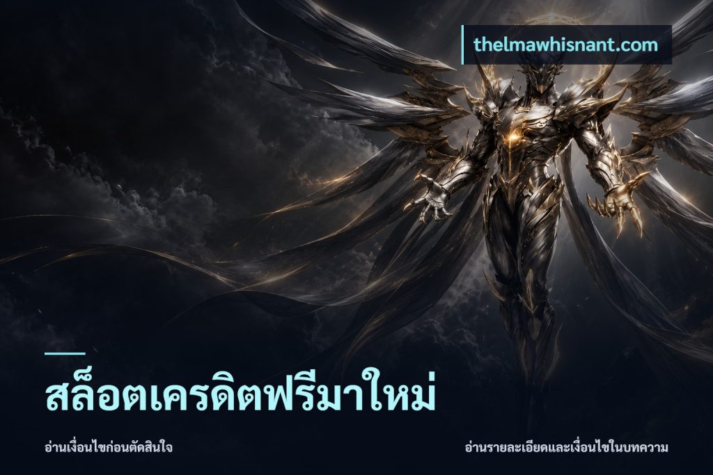สล็อตเครดิตฟรีมาใหม่
