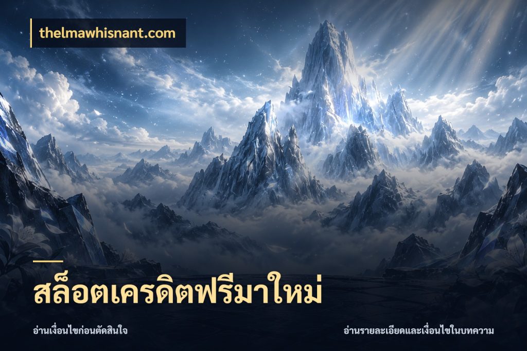 สล็อตเครดิตฟรีมาใหม่ จากชื่อเครดิตฟรีสู่ความสนุกที่เข้าใจได้ กับ thelmawhisnant.com