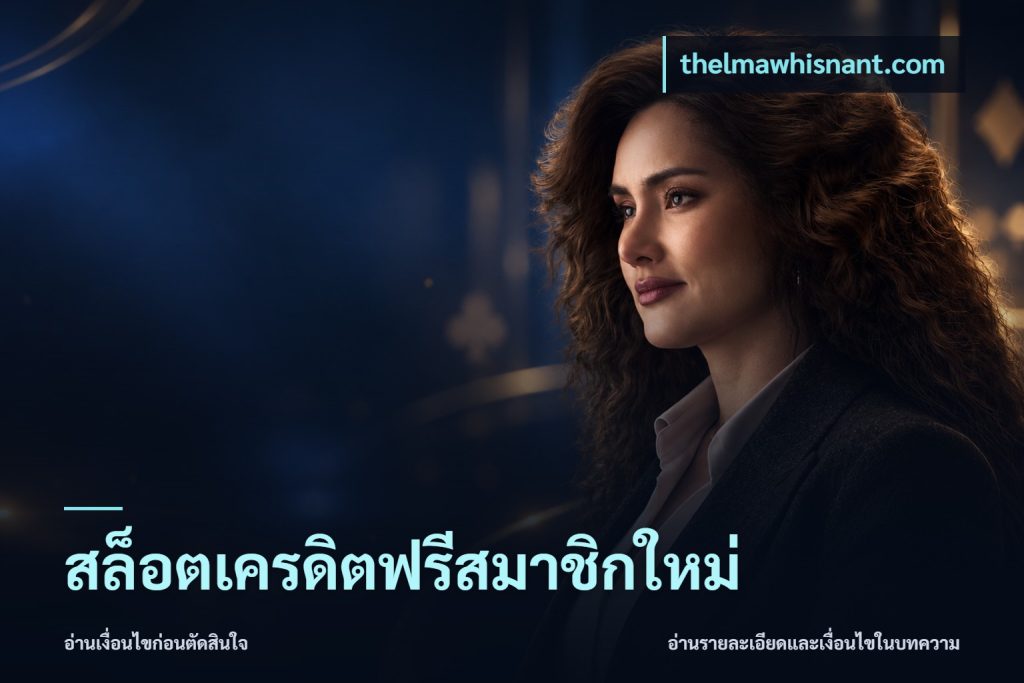 สล็อตเครดิตฟรีสมาชิกใหม่